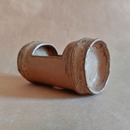 Vaso per kusamono a forma di bambù