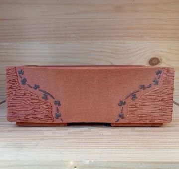 Vaso rettangolare EDERA non smaltato