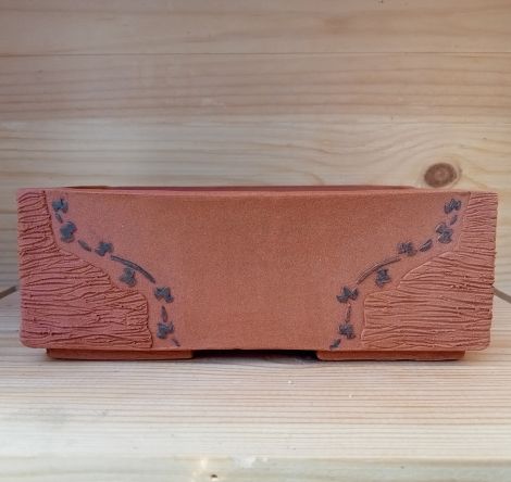 Vaso rettangolare EDERA non smaltato